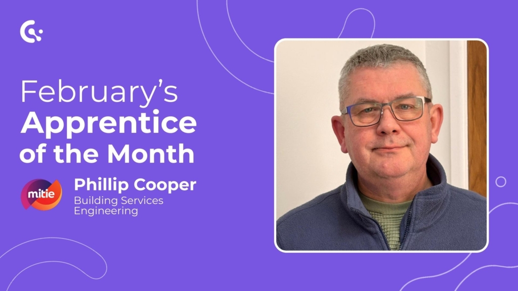 GLP Training February's Apprentice of the Month, Phillip Cooper from Mitie